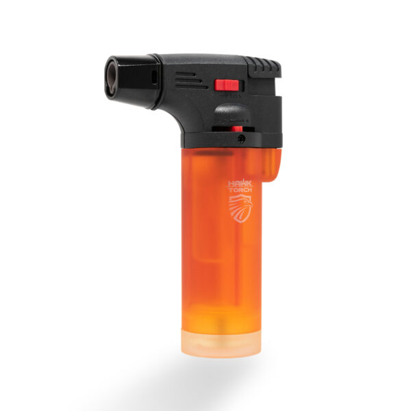 A single Hawk Torch Lighter in orange color