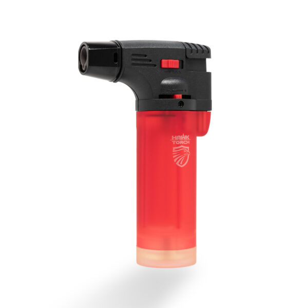 A single Hawk Torch Lighter in red color