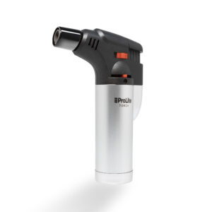 A single Prolite Torch Lighter in metalic silver color