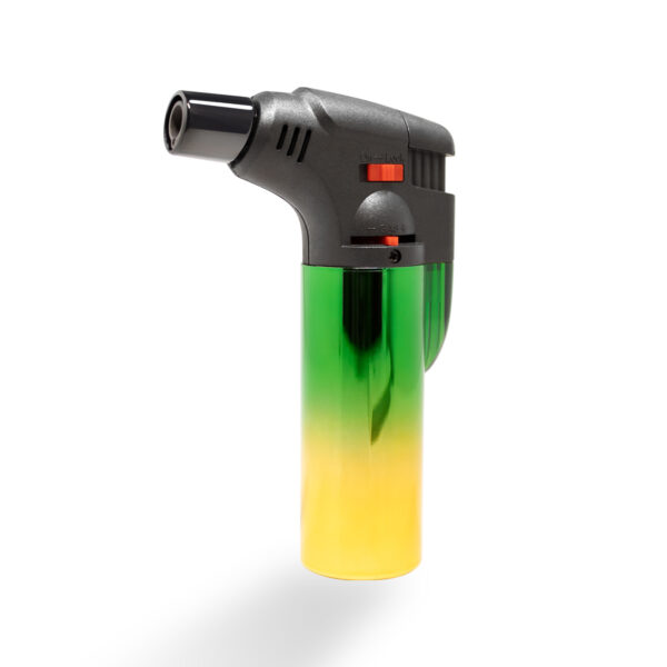 A single Prolite Torch Lighter in shiny green color