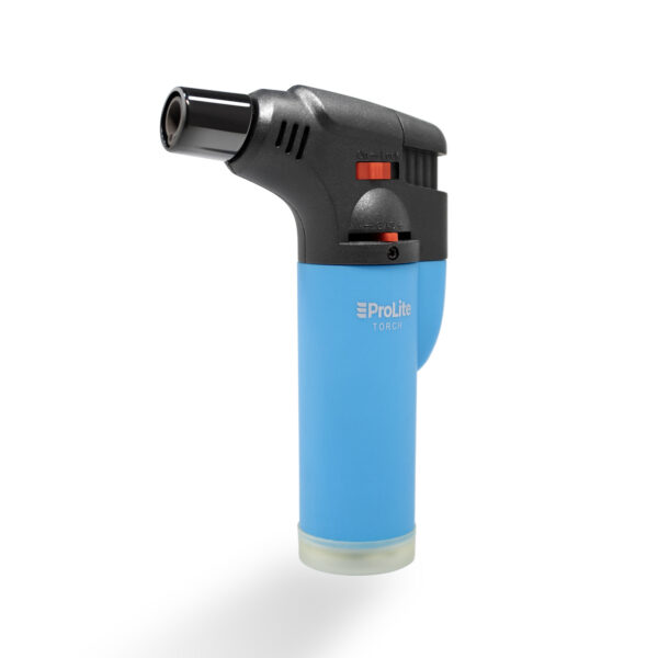 A single Prolite Torch Lighter in neon blue color