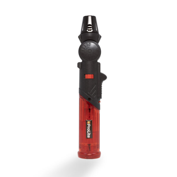 a Prolite Torch Lighter with flexible head in red color